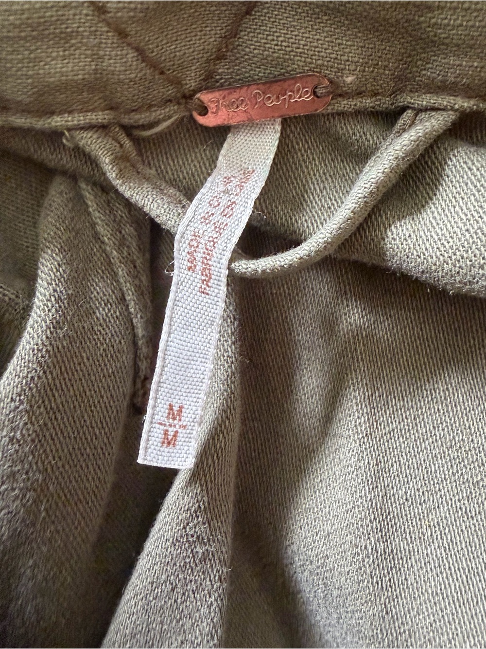 💕 Host Pick 💕 Free People Not Your Brother’s Surplus Jacket, Army Green, Medium - Picture 3 of 6